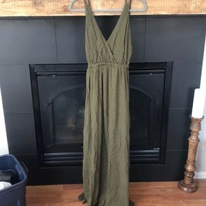 Open back maxi dress